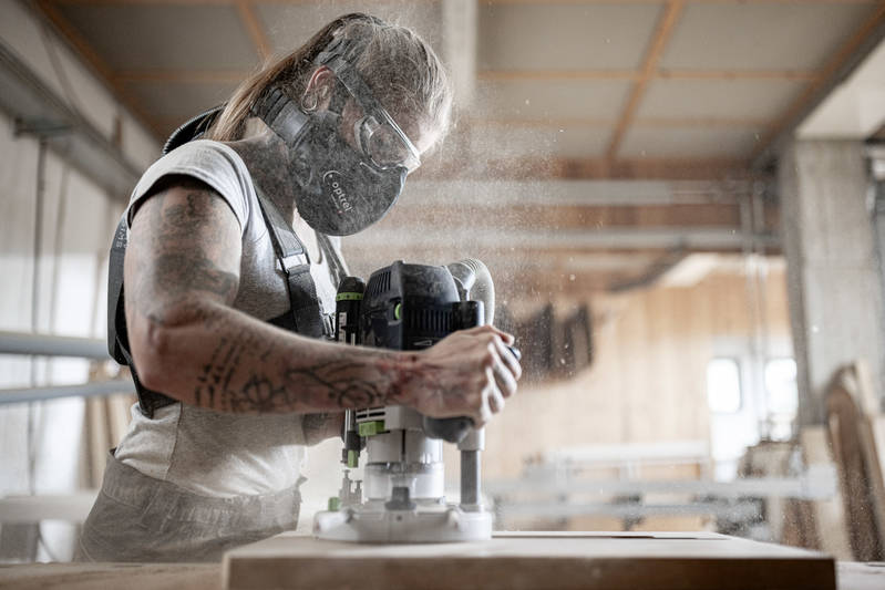 Swiss Air schwarz - Gebläseatemschutzgerät komplett mit control panel