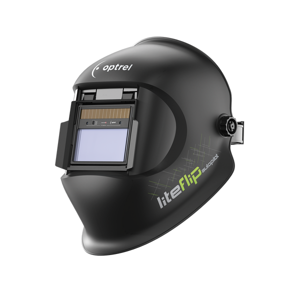 Liteflip Autopilot - schwarz: Schweisshelm Flip Up mit variabler Schutzstufe