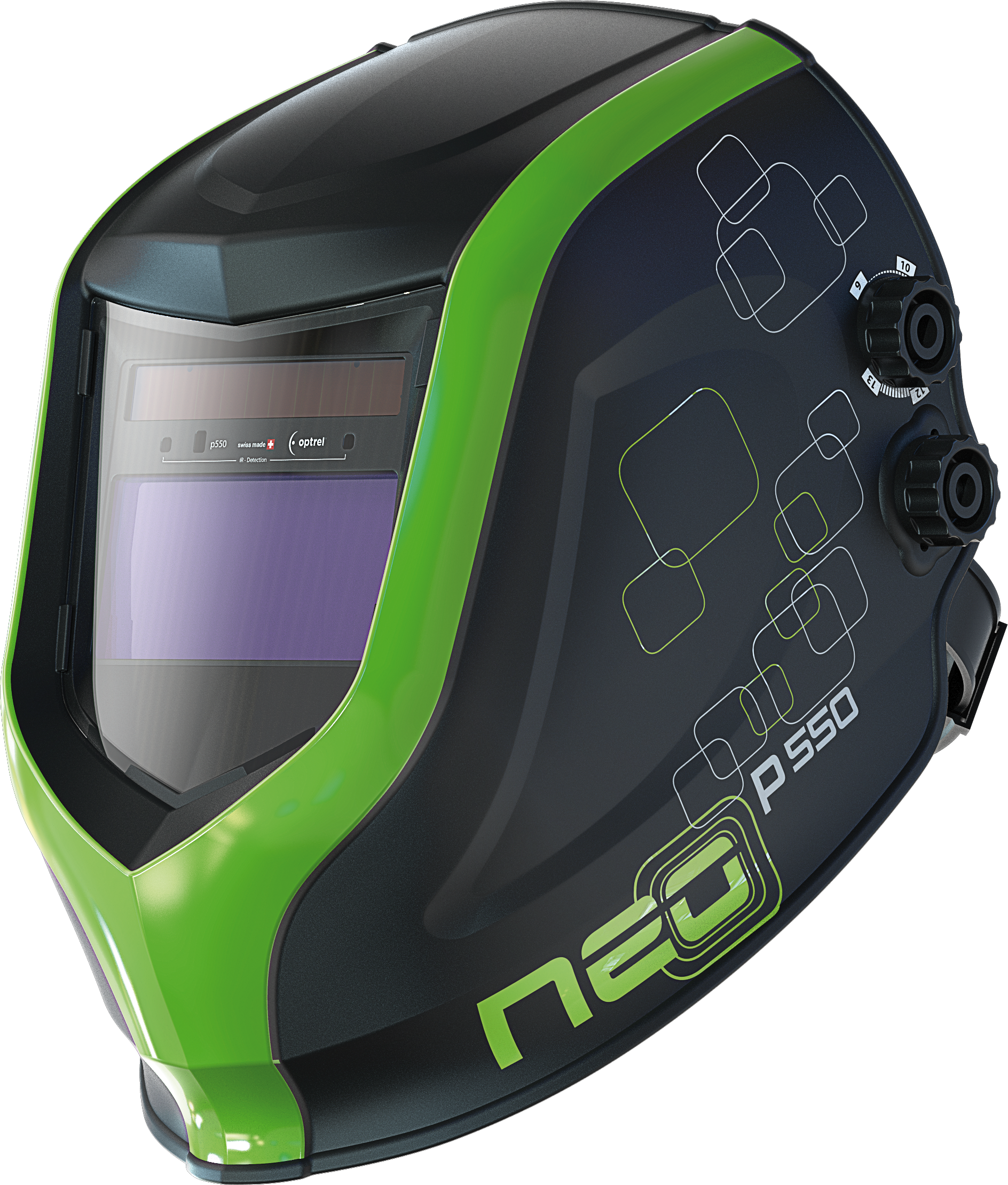 Neo p550 grün - Schweisshelm